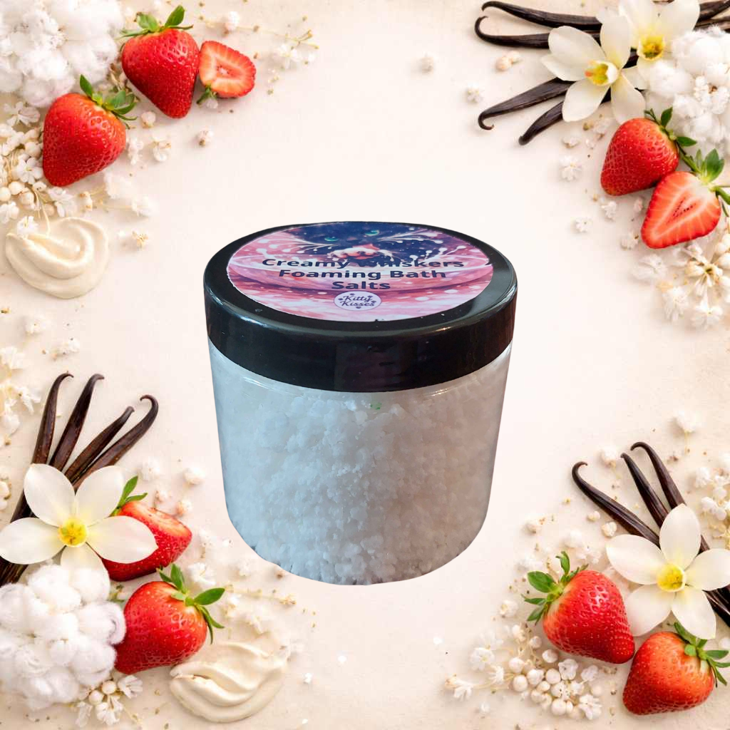 Creamy Whiskers Foaming Bath Salts