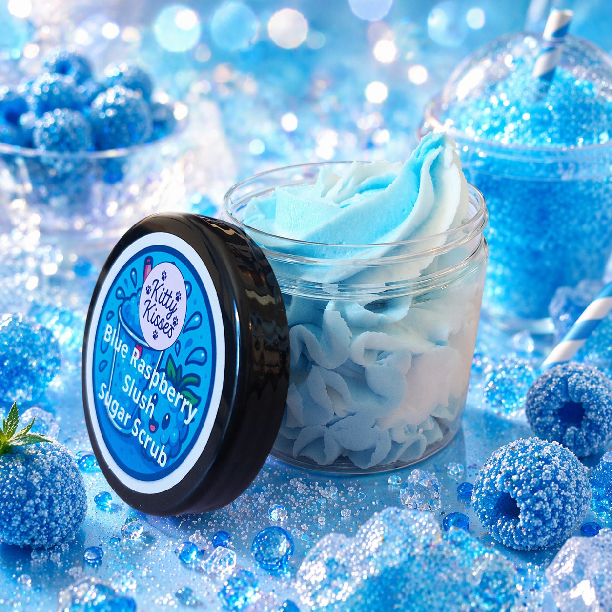Blue Raspberry Slush Sugar Scrub