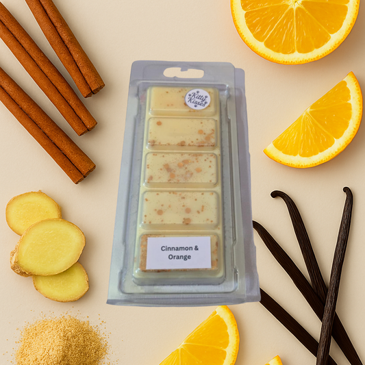 Cinnamon & Orange Wax Melt Clamshell