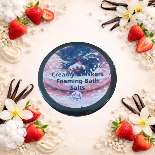 Creamy Whiskers Foaming Bath Salts