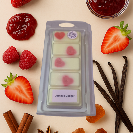 Jammie Dodger Wax Melt Clamshell