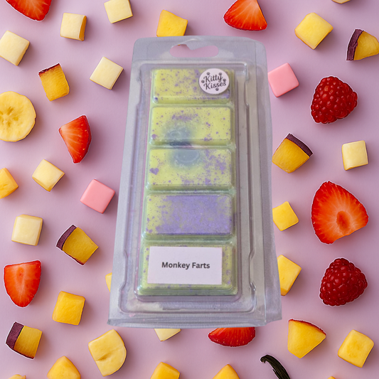 Monkey Farts Wax Melt Clamshell